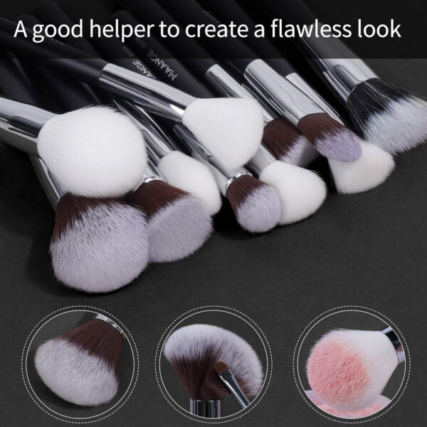 2d648f354b17f2d0 30PCs Professional Makeup Set Cosmetic Beauty Tools Foundation Eyeshadow Concealer Blend Brushes Fluffy Bristle Powder