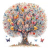 2d6e6f61a39e7a5f Tree of Life Creative Wooden Puzzle Irregular fragmented wooden toys Handmade decorations - Christmas gifts, birthday gifts