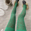 Letters Womens Leggings Tights Designer Socks Stockings Thicken Winter Keep Warm Pantyhose For Lady