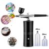 2da1737740a3a2f2 7.4v With Portable Air Brush Nails For Nail Art Paint Painting Crafts Airbrush Compressor