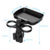 2db17ab013af9b4c Dual Expander Adjustable for 360°Rotating Multifunctional Car Seat Cup Snack Tray Drink Holder