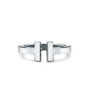 2024 designer ring Double Ring Serling Sier Plaed Rose Gold Opening Inlaid With Diamond Half Wedding Anniversary for women gift with boxq1