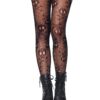 2dbab40df50d4c60 Leg Avenue womens Skull Fishnet TightsCostume Hosiery
