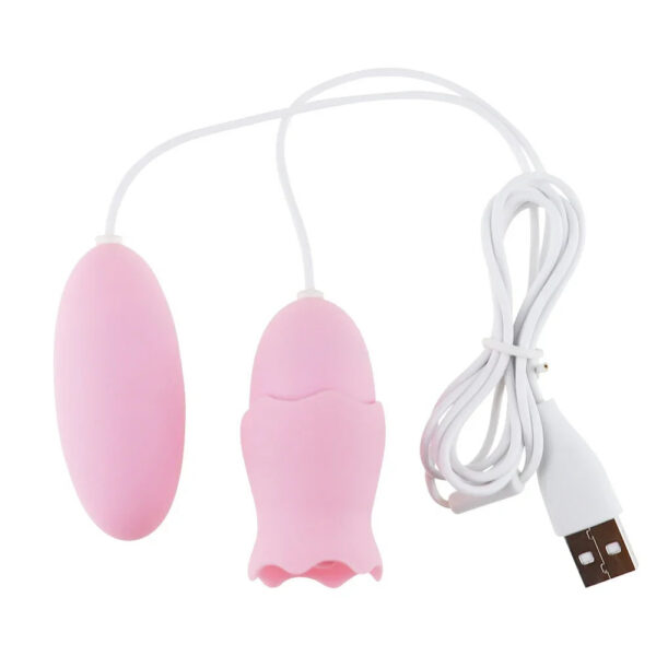 Multi-speed Tongue Oral Licking Vibrator USB Vibrating Egg G-spot Vagina Massage Clitoris Stimulator Sex Toys for Women Sex Shop