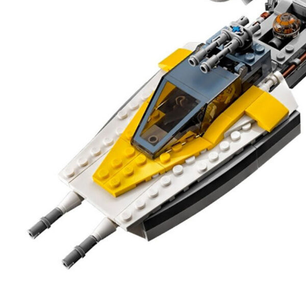 2dd8cc6ea753e4d7 Interstellar Series Y-Wing Building Blocks Set, Compatible with 75172 Fighter Models, Brick Toys Kids Birthday Gift