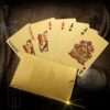 2ddb108296a5b9e2 Foil Playing Card Tuhao Gold Waterproof PET/PVC Plastic Texas Checker