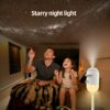 2-in-1 Mini Galaxy Star Projector Night Light – Starry Sky Ambient Lamp for Bedroom Sleep & Decoration