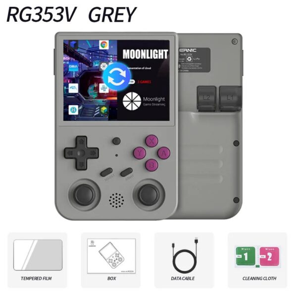 Anbernic New Retro RG353V 3.5-inch IPS Android Linux OS 353VS Wifi Video Console RK3566 1.8GHz Game Player Children's Gifts