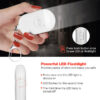 2df6e1d1e0467f95 Personal SOS 130dB With LED Light Rechargeable Self Defense Woman Safety Alarm Key Chain Emergency Anti-Attack