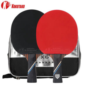2e000b66974cfa26 KOKUTAKU ITTF professional 4/5/6 Star ping pong racket Carbon table tennis racket bat paddle set pimples in rubber with bag