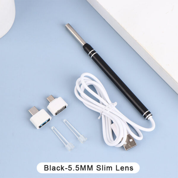 1Set Smart Visual Earpick Endoscope Spoon Cleaner Camera Otoscope Ear Wax Remover Earwax Removal Tool