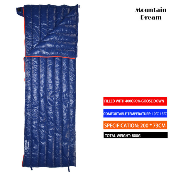 2e20e3e014a9180a Camping 90% Goose Adult 200*73cm Envelope Type Ultralight Portable Sliping Down Sleeping Bag 3 Season Warm