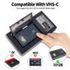 SVHS Camcorders JVC RCA Motorized VHS Not For MiniDV/Hi8 VHS-C Cassette Adapter