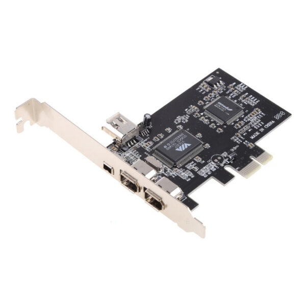 2e5337d49692e3a4 PCIe Firewire PCI-E 2A+1 Mini-A 1394A Video Capture Card VIA VT6308P Chip Support IEEE1394 400 Mbit 2+1 Port PHY