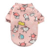 Pet Costume Cute Cotton Cartoon Printed Dog Cat Coat Pullover Soft Dogs Cats Sweatshirt Pets Clothing Outfits