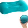 Ultralight Camping Travel Pillow Compressible, Compact, Comfortable, Ergonomic Inflating Pillows for Neck Lumbar Support While Camp, Hiking, Backpacking