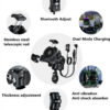 2e5f5fbf1dc2399a Motorcycle Phone Holder Wireless Charger Motorbike Moto Mirror Mobile Stand Support USB Fast Charging Cellphone Handlebar Mount
