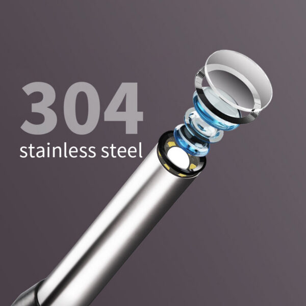 Smart Cleaner Endoscope Spoon Camera Ear Picker Cleaning Wax Removal Visual Earpick Wifi Mouth Nose Otoscope Support Android