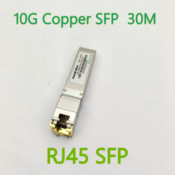 10G SFP+ to RJ45 Copper Module 10gb SFP RJ45 Module SFP SFP+-T 10GBase-T 30M For Cisco Mikrotik Generic TP-link D-link Switch