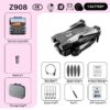 2e72bd2f382e2061 KBDFA MINI Z908Pro Max Drone 4K ESC Professional WIFI FPV Dron Obstacle Avoidance Brushless Four-Axis Folding RC Quadcopter Toys