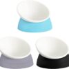 2e7c54cdb7a5830a 2Pcs Cat Bowls Elevated Cat Food Bowl Adjustable Cat Dish Anti-Slip and Anti-Noise Raised Cat Bowl Protecting Pet’s Spine Thickened Plastic Bowl Suitable for Indoor Cats, 17 Oz