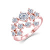 Szjinao Certified Total Is 1.5ct Full Moissanite Ring Woman With Many Stones Sier Infinity Trend Jewelry For Engagement New In