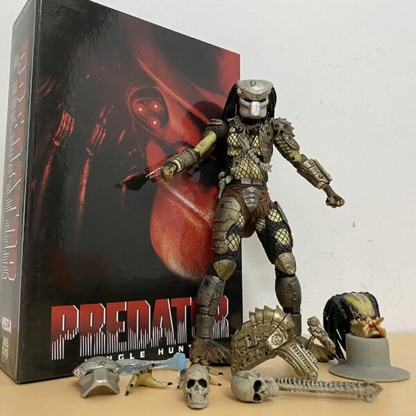 NECA Jungle Hunter Predator Action Figure Alien Collectible Model Toys Joint Movable Doll New Year Present For Children