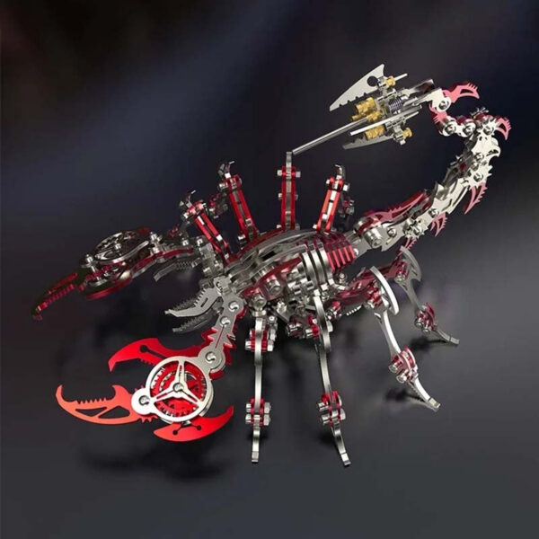 2e8c95b5529aac41 Colorful 3D Metal Scorpion King Toy Assembly Decoration nical Puzzle Diy Adult Children Birthday Gift
