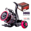 2ec1e472e054cc8a New Max Drag 30KG Right/left Inter-Changeable Handle Spool Fishing Gear 5.2:1 Ratio High Speed Spinning Casting Reel
