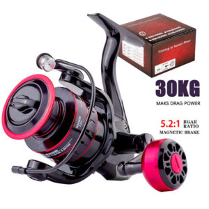 2ec1e472e054cc8a New Max Drag 30KG Right/left Inter-Changeable Handle Spool Fishing Gear 5.2:1 Ratio High Speed Spinning Casting Reel