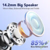 Wireless Bluetooth Earbuds Headphones 52 Hrs Playtime IPX7 Waterproof 4 Mic Call Noise Cancelg with LED Display Charging Case