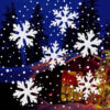 2ece823dc7ddc226 LED USB Snowflake Projector Holiday Lights Christmas Projection Outdoor Lamp Snow Spotlight for New Year Party