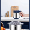 2ef5e0b53397c131 20226 Electric Meat Grinders 5L Food Crusher Stainless Steel Multifunctional Vegetable Slicer Processor Chopper Kitchen Blenders