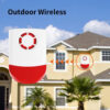 2ef9a3d5f1c87e3b Staniot 433Mhz Indoor/Outdoor Wireless Siren Waterproof Flash Strobe Alarm 120db High Decibel For Smart Security Alarm System