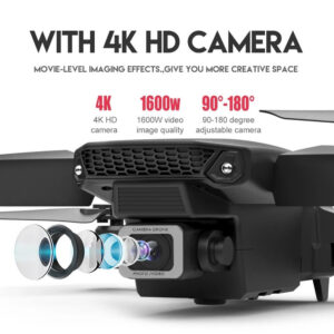 2efd7bf1c3209a91 New E88Pro Drone 4K Professinal With 1080P Wide Angle Dual HD Camera Foldable RC Helicopter WIFI FPV Height Hold Apron Sell