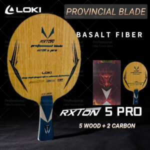2eff5fa124fbead1 LOKI RXTON 5 Pro Province Table Tennis Blade Built-in Basalt Fiber Carbon 5 Wood 2 Carbon Ping Pong Racket Arc & Fast Attack