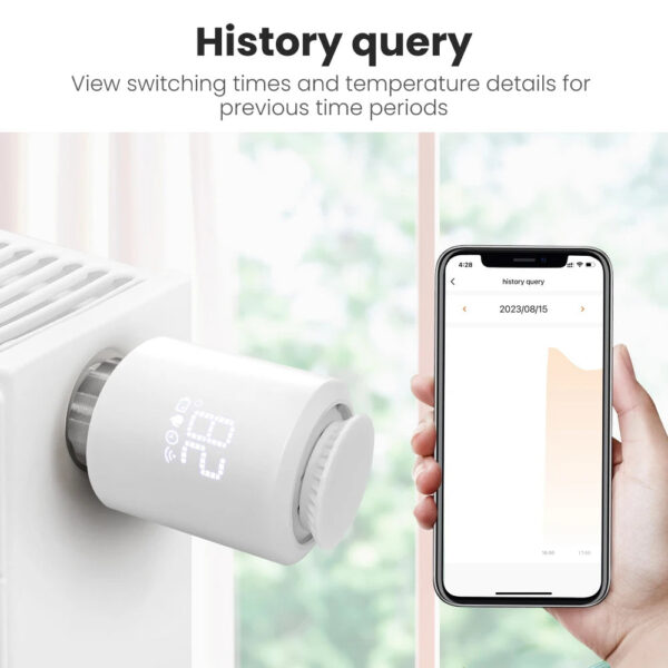 2f111d8032cf3228 AVATTO Tuya ZigBee3.0 Smart Thermostat Radiator Actuator TRV Thermostatic Valve Controller Works With Alexa Google Home Alice