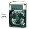 Portable Conditioners USB Electric Fan LED Night Light Water Mist Fun 3 In 1 Air Cooler Humidifie For Home