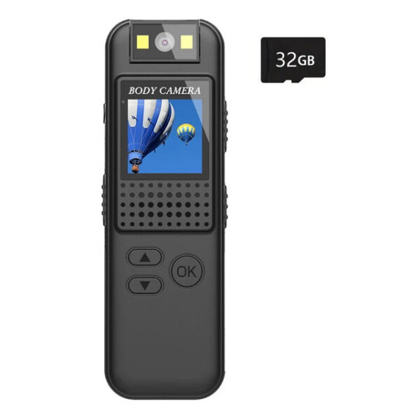 Mini Pocket 1080p FHD Sports Action Portable Small Body Camera Rotating Outdoor Bicycle Recorder Camcorder