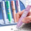 4set Retractable Pushable Student Drawing Design Office Eraser No Crumbs Do Not Leave A Mark Creative Push Type