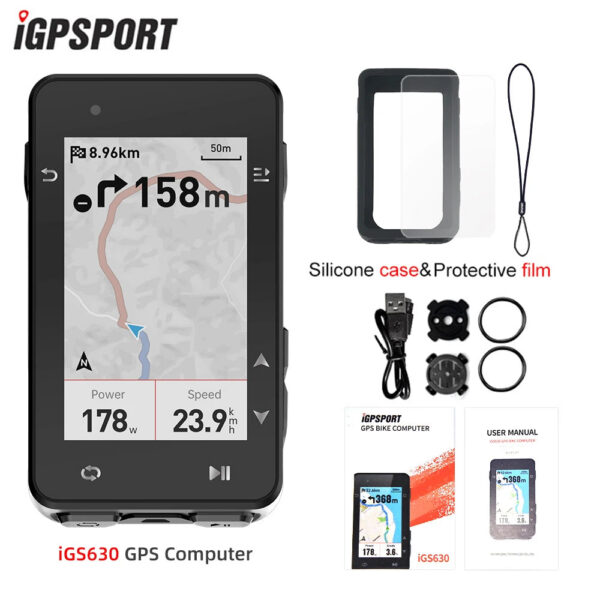 2f6938ec2b0d7300 iGPSPORT igs630 Computer ANT+ Wireless Bike Speedometer Bluetooth GPS route navigation notification Odometer