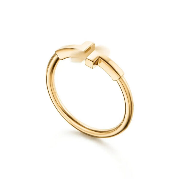 2f6a4876204c678c Designer for women diamond mens double T open love wedding gold ring popular fashion classic high quality jewelry blue box