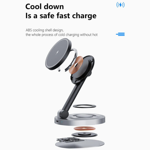 2f73e1272a9213c8 2 In 1 Magnetic Wireless Charger Stand Pad For iPhone 15 14 13 12 Pro Max 11 X Apple Watch Fast Charging Dock Station