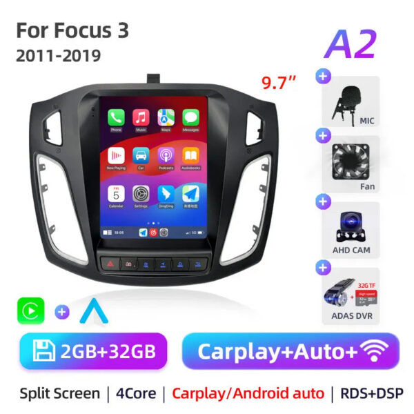 2f8bf7469e714f28 8Core 2 Din Android 12 Car Radio for Ford Focus 3 Mk 3 2011 2012 - 2019 Multimedia Video Player 2Din Carplay Auto Stereo DVD
