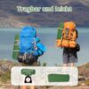 30061bfa04df4992 ZealWe Isomatte Camping Selbstaufblasend 2 Persone Ultraleicht Schlafmatte, Kleines Packmaß mit Fußpresse Pumpe & Kissen, Camping Matratze für Outdoor, Wandern, Zelt