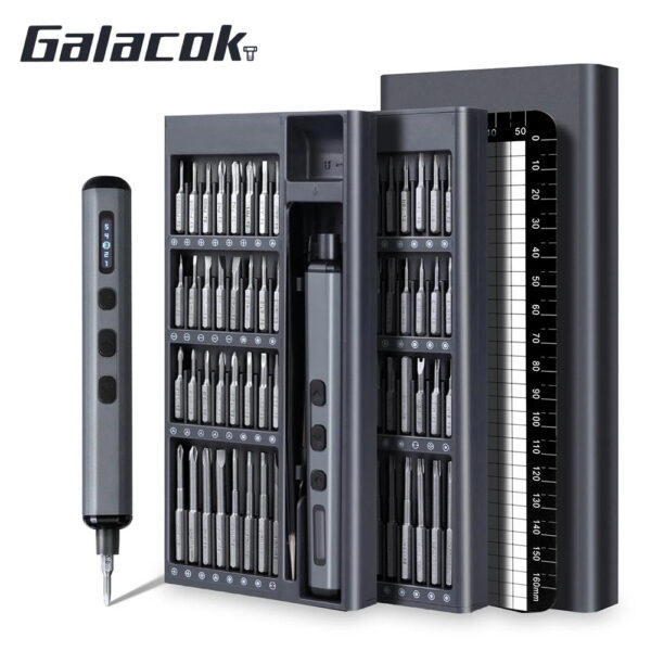 300ae0404e6a974a 68 in 1 Electric Screwdriver Set 5 Torque Settings Precision Power Tool Magnetic Screw Driver Bits for iPhone Glasses Watch PC