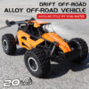 ZWN 1:16 2.4Gh Model RC Car With LED Lights 2WD Off-road Remote Control Climbing Vehicle Outdoor Cars Toys for Boys Girls Gifts