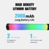 Portable RGB Magnetic Photography Lighting Handheld LED Stick Lamp Vlog Fill Light For YouTube Video Picture Shooting