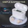 Aids, Newest 2- Channel Digital Rechargeable Aids Charging Box Indicating Remaining Power, Invisible Personal Sound Hearing Amplifier with Intelligent Noise Reduction (Beige)