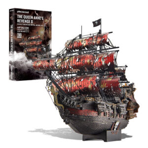 301c2bae5d3d8fd3 Piececool Puzzles The Queen Anne's Revenge Pirate Ship Metal Model Building Blocks 3D Boat Jigsaw for Adult Birthday Gift